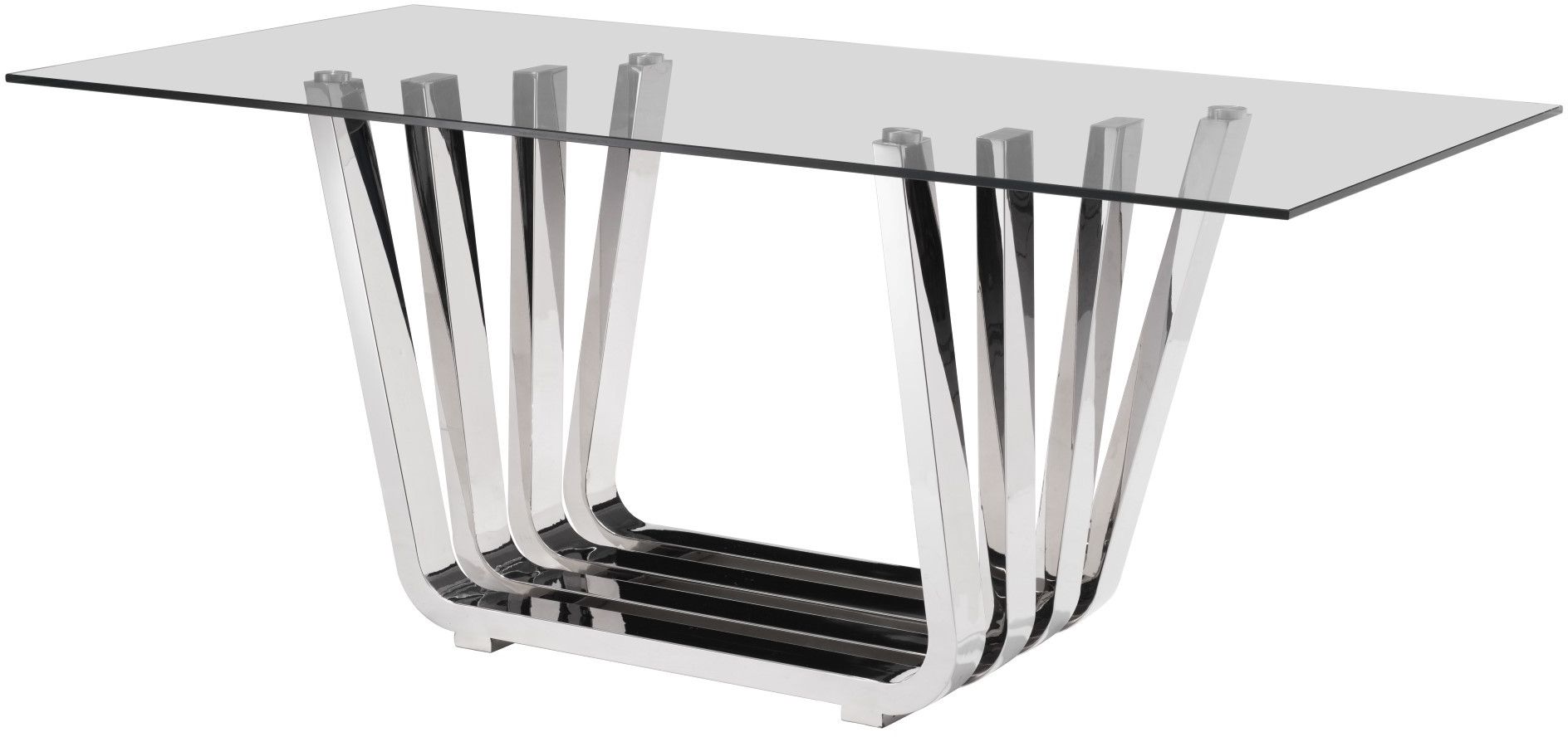 Zuo Modern Fan Dining Table Chrome Modern Furniture Canada - Fan Dining Table (chrome) zuo modern fan dining table chrome modern furniture canada - fan dining table (chrome)