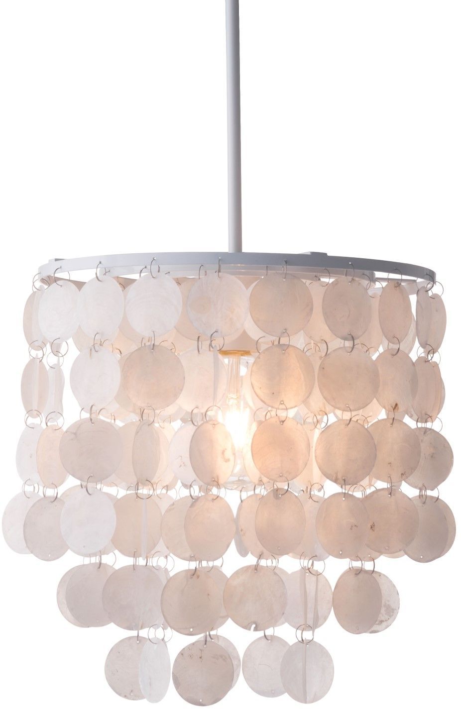 Zuo Modern Shell Ceiling Lamp White 56021 Modern Furniture