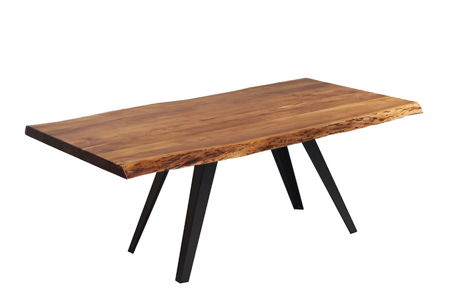 Corcoran Importation Zen Live Edge 72 Inch Dining Table Acacia Zen Live Edge 72 Inch Dining Table Acacia Rocket Legs