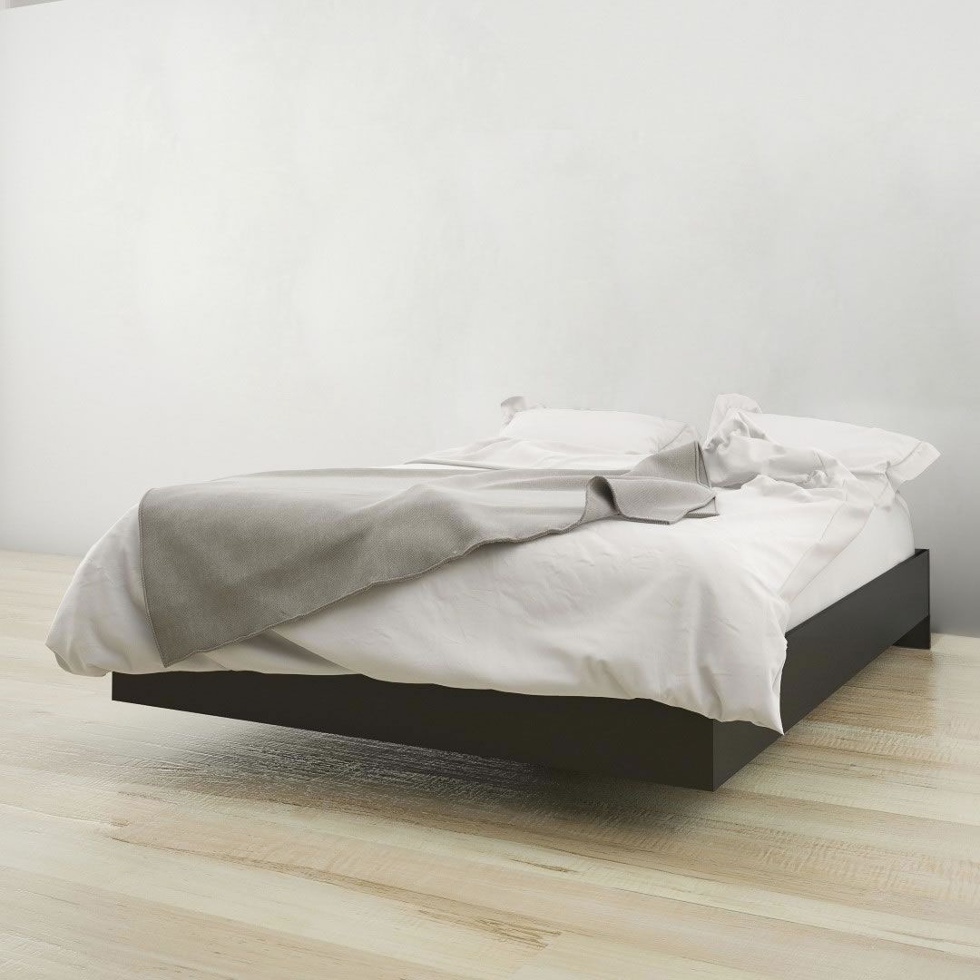 Nexera Nexera Full Size Platform Bed Black Nx 345406 Modern