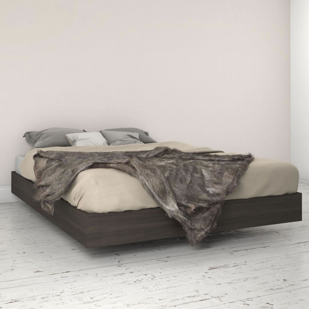 Nexera Nexera Queen Size Platform Bed Ebony Nx 346030 Modern