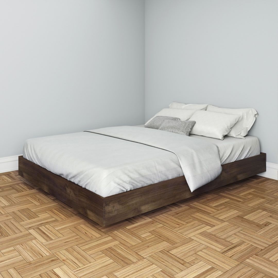 Nexera Queen Size Platform Bed 401260 Truffle Nx Nexera Queen Size Platform Bed 401260 Truffle