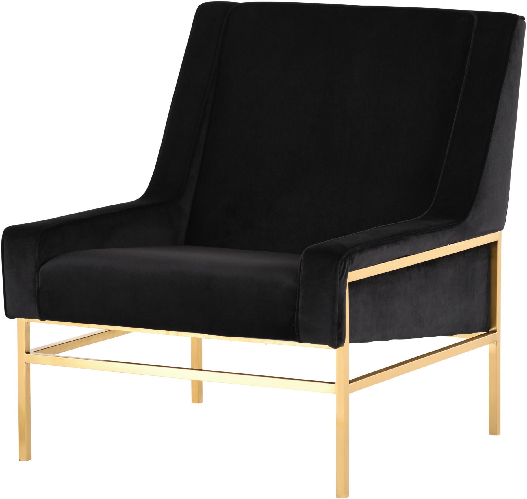 black occasional chair