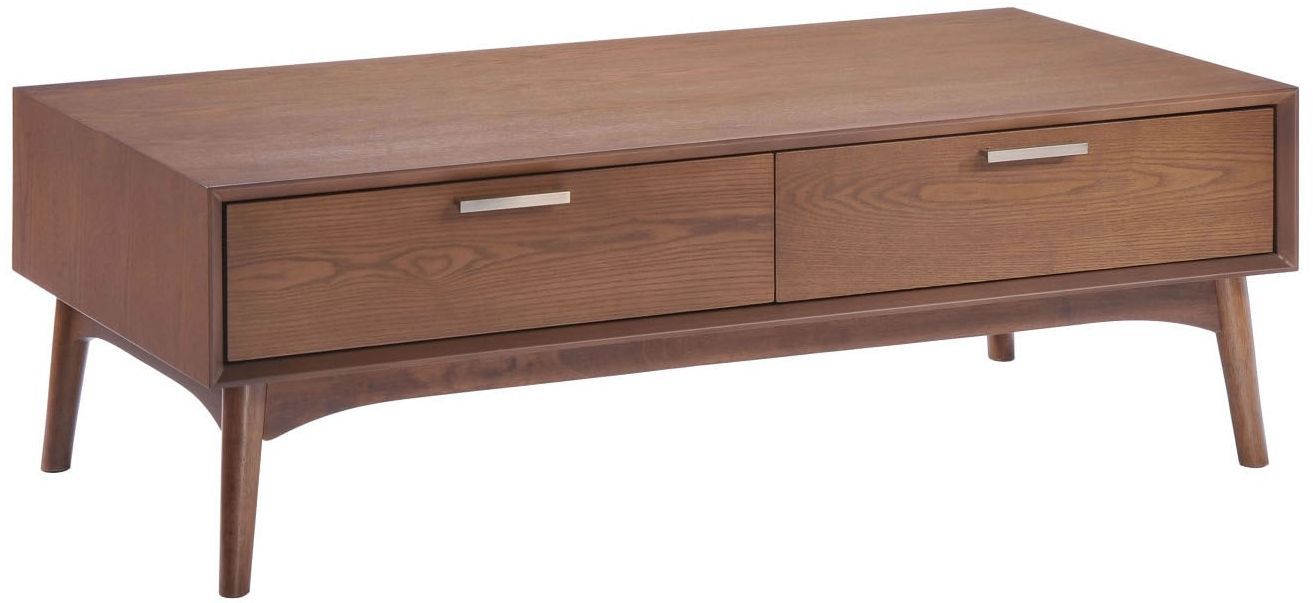 Zuo Modern Design District Coffee Table Walnut 100091 Modern