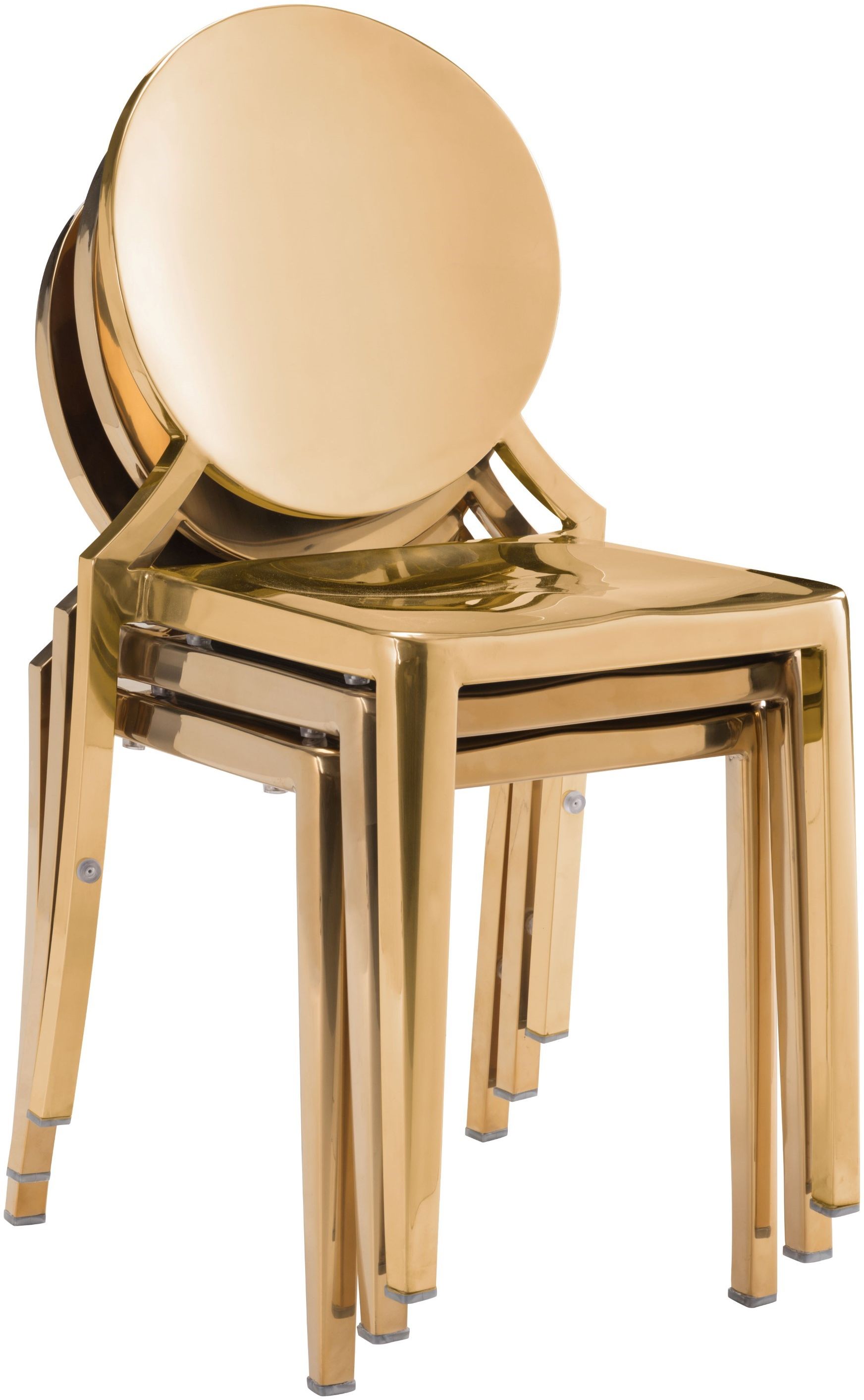 Zuo Modern Eclipse Dining Chair (Set of 2 Gold 100553