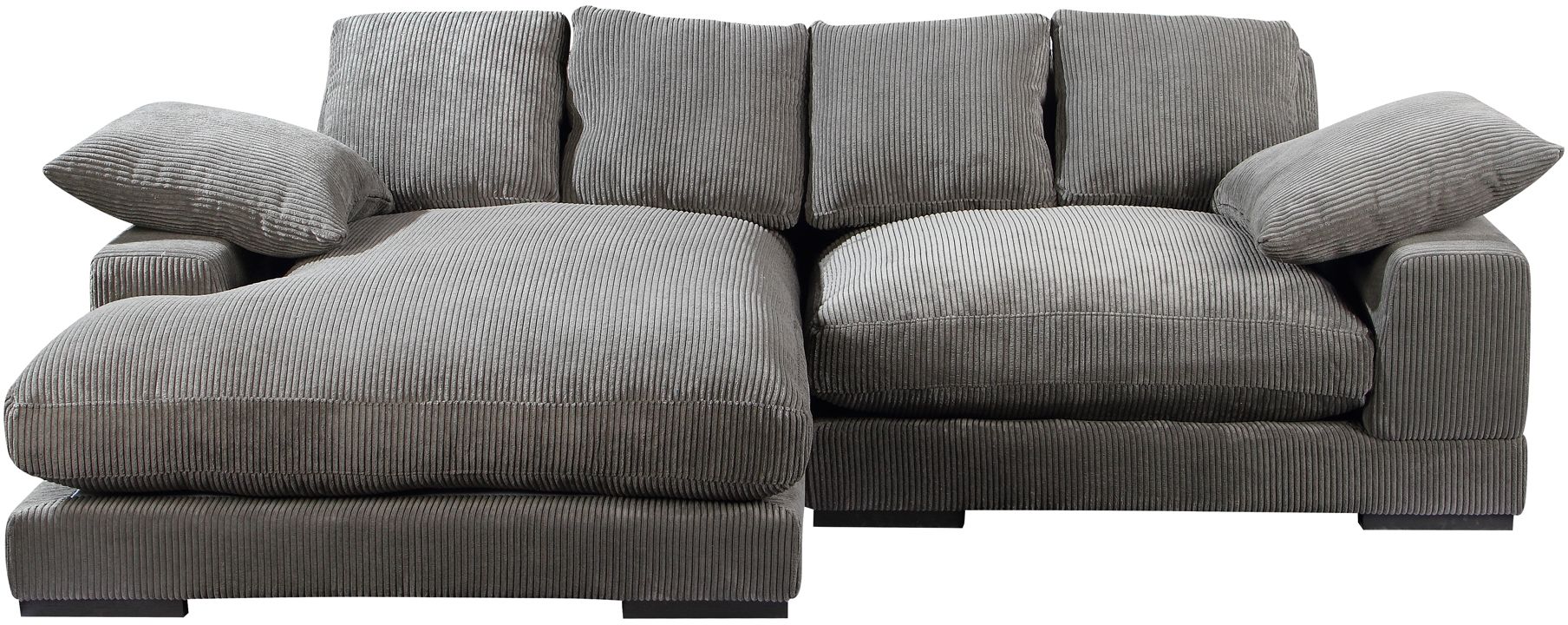 Moe S Home Collection Plunge Sectional Charcoal Tn 1004 25 Modern Furniture Canada Plunge Sectional Charcoal, Wide Sectional Sofas Canada