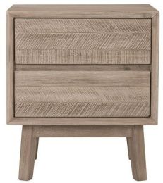 Madrid 2-Drawer Bedside Table & Nightstand 
