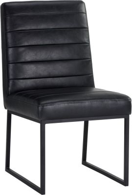 Spyros Dining Chair (Set of 2 - Coal Black)
