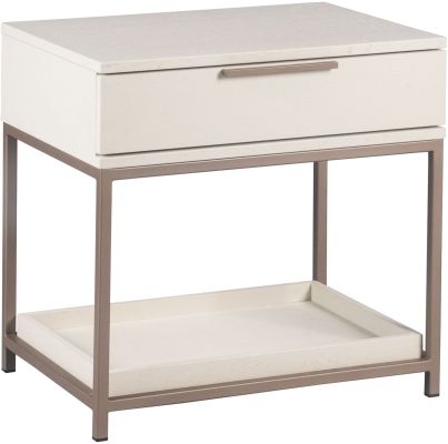 Rebel Nightstand (Champagne Gold & Cream)